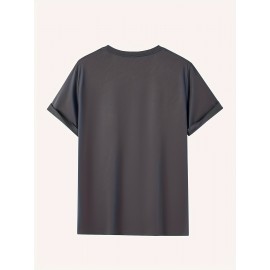 Men's Casual Short Sleeve T-Shirt with Bold 