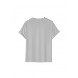 Men's Casual Short Sleeve T-Shirt with Bold 