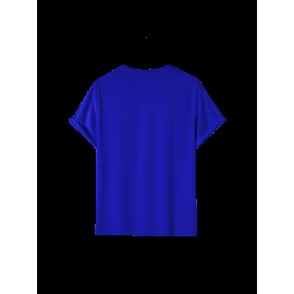 Men's Casual Short Sleeve T-Shirt with Bold 