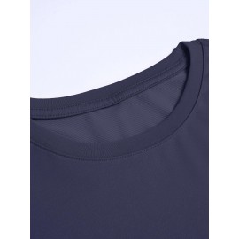 Men'S Stylish Lion Graphic T-Shirt - Brown with Golden Accent Design, Casual Summer Wear, Lightweight Polyester Fabric, Round Neck, Machine Washable, Casual Summer Top|Round Neck Shirt|Polyester Fabric