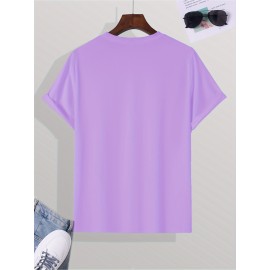Men's Casual Short Sleeve T-Shirt with 