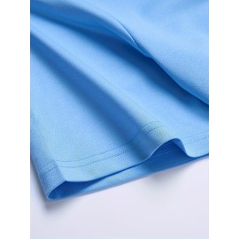 Men'S Vibrant Orange Graphic T-Shirt - 