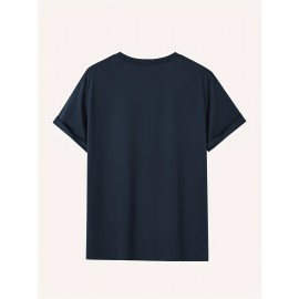 Men'S Vibrant Orange Graphic T-Shirt - 