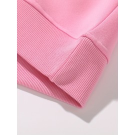 [Sporty Sweatshirts] 2pcs Sporty Comfortable Fleece-Lined Half-Zip Hooded Sweatshirts | Unisex Regular Fit Polyester Pullovers with Zippered Pockets for Gym, Casual & Lounge Wear, Machine Washable, Soft Knit Texture, Heather Grey & Black