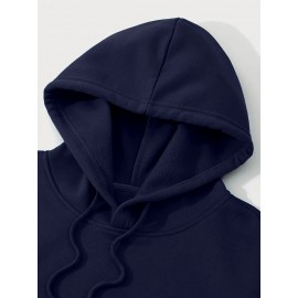 Men'S Casual Minimalist Style Hoodie, Paris Letter Print Men'S Long Sleeve Hoodie Three-Piece Set