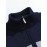 Men's Slim-Fit Casual Soft Commuter Knit Sweater - High Neck Long Sleeve with 1/4 Zipper, Navy & Light Grey Color Block Design for Autumn/Winter, Office & Casual Wear, Knitted Sweater, Comfortable Winter Wear
